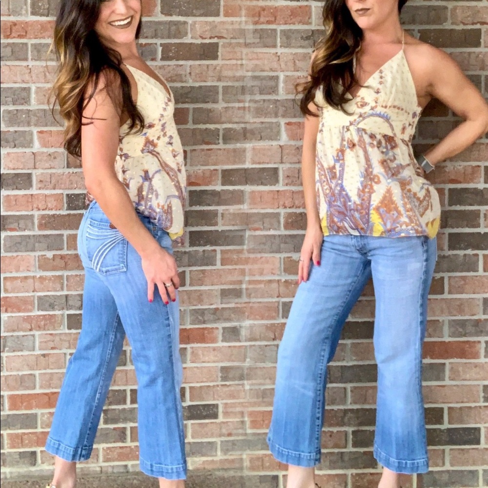💕HP💕Cropped Jeans - Picture 2 of 8